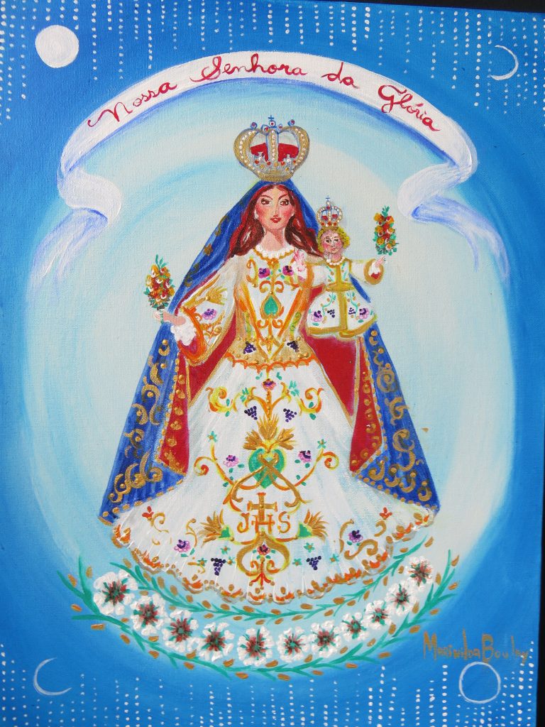 Marinilda Boulay, Nossa Senhora da Glória, 2021. AST, 40 x 30 cm.
